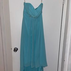Davids bridal bridesmaid dress strapless